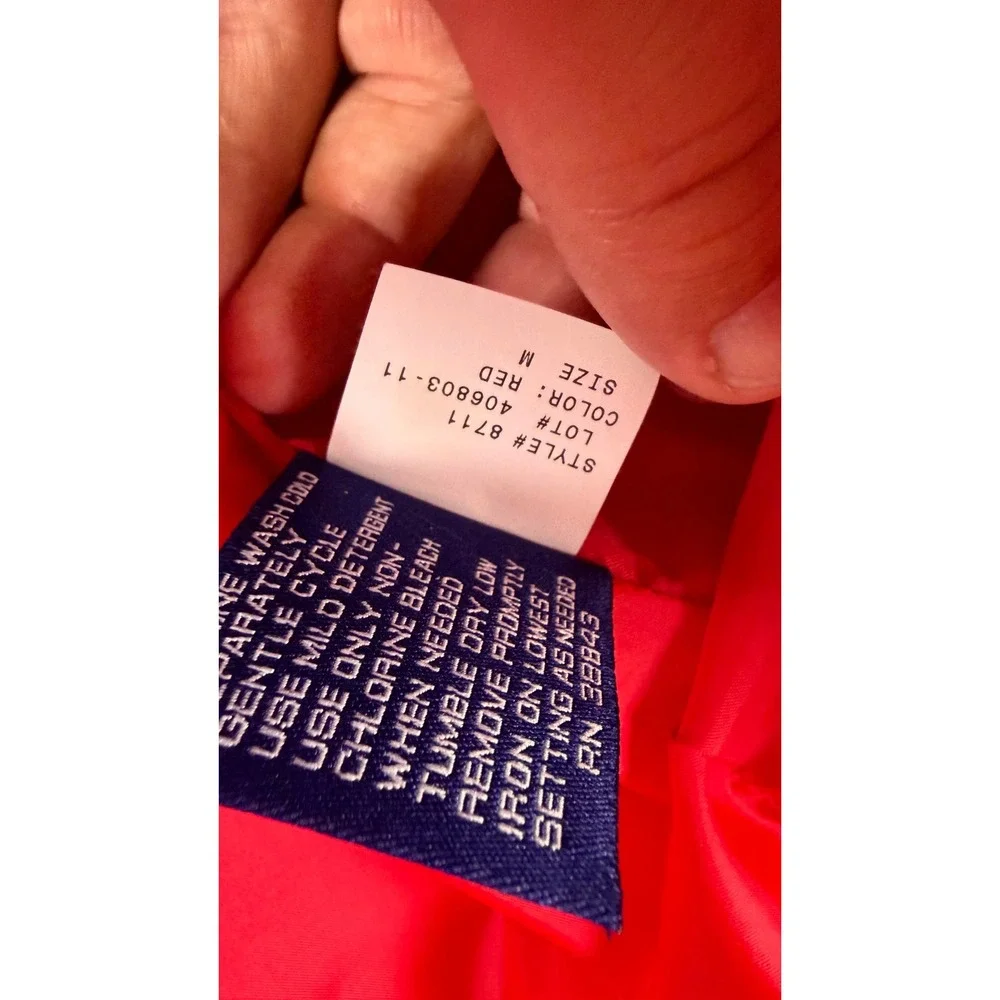 Mackintosh New England Mens Red Zip Front Rain Jacket Barn Coat Size M 8711